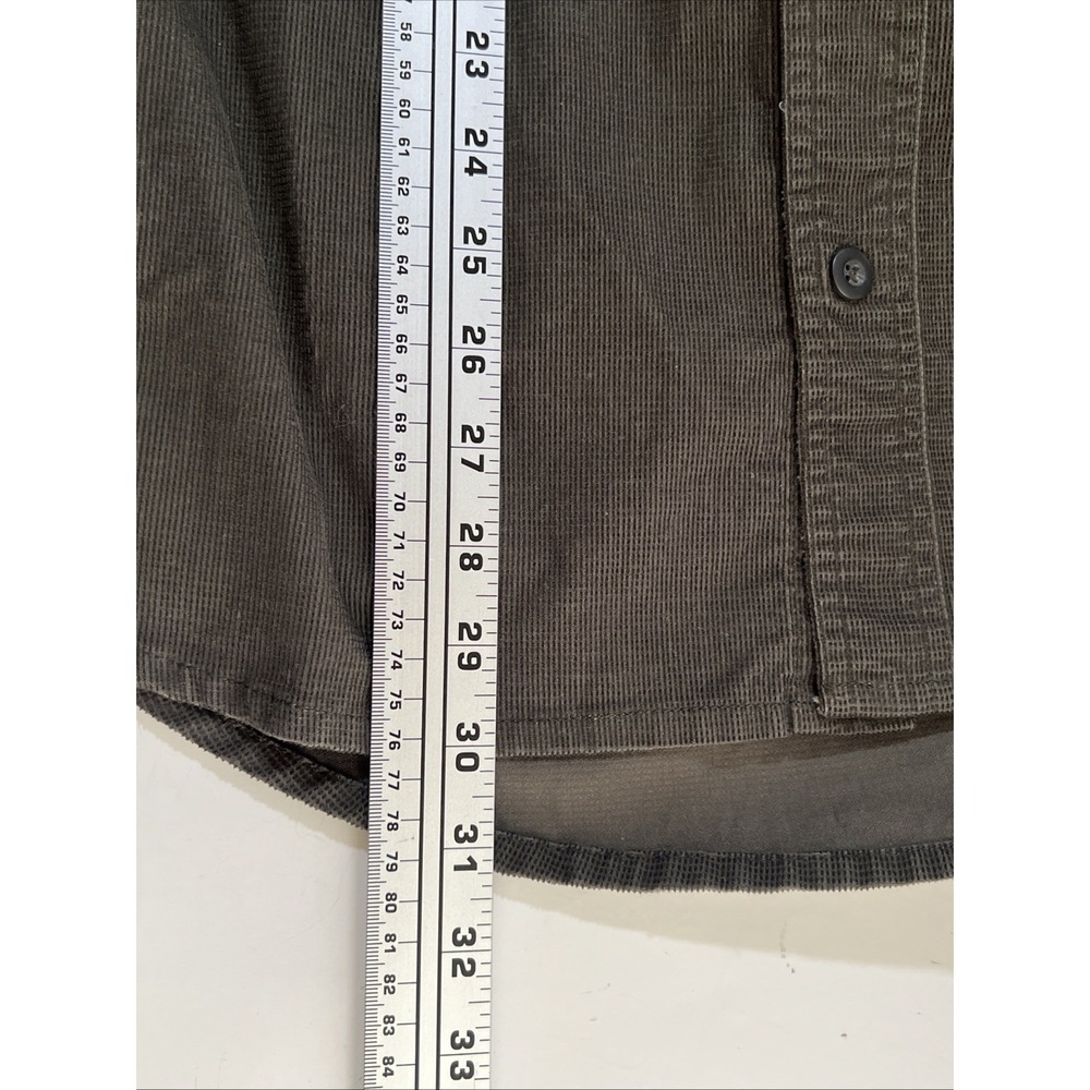 Eddie Bauer Men's XXL Green Corduroy Long Sleeve Cotton Shirt NWT - Picture 7 of 7